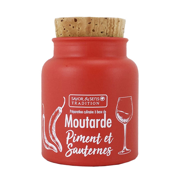 SAVOR & SENS MOUTARDE AU PIMENT D'ESPELETTE 110G
