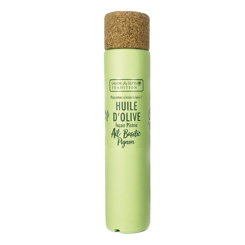 SAVOR & SENS HUILE BASILIC PIGNON AIL 20CL