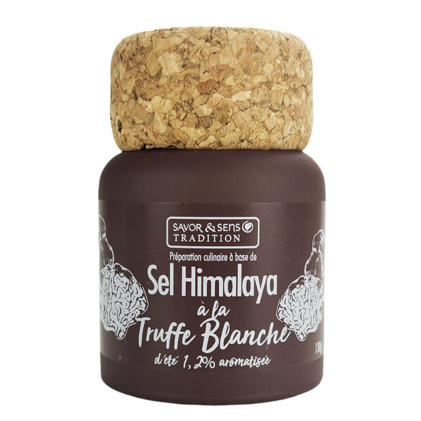 SAVOR & SENS FLEUR DE SEL HIMALAYA ET POUDRE DE TRUFFE D'ÉTÉ TUBER AESTIVUM AROMATISÉ