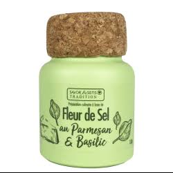 SAVOR & SENS FLEUR DE SEL AU PARMESAN & BASILIC 130G
