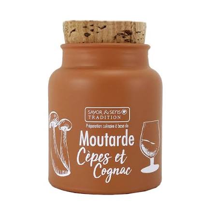 SAVOR & SENS MOUTARDE AUX CÈPES ET AU COGNAC 110G
