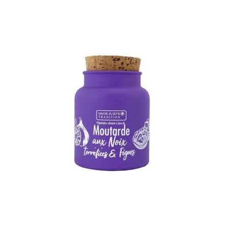 SAVOR & SENS MOUTARDE AUX NOIX TORRÉFIÉES ET FIGUES 110G
